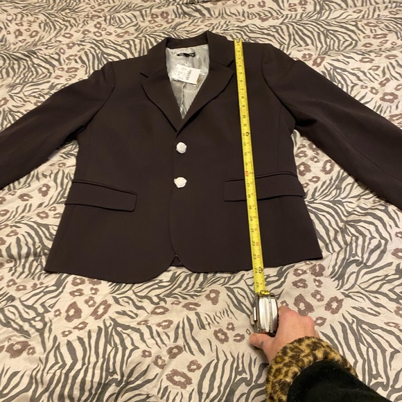 NWT J Crew Mercantile (this is J Crew’s high-end line)Blazer, black size 12. - Picture 11 of 14